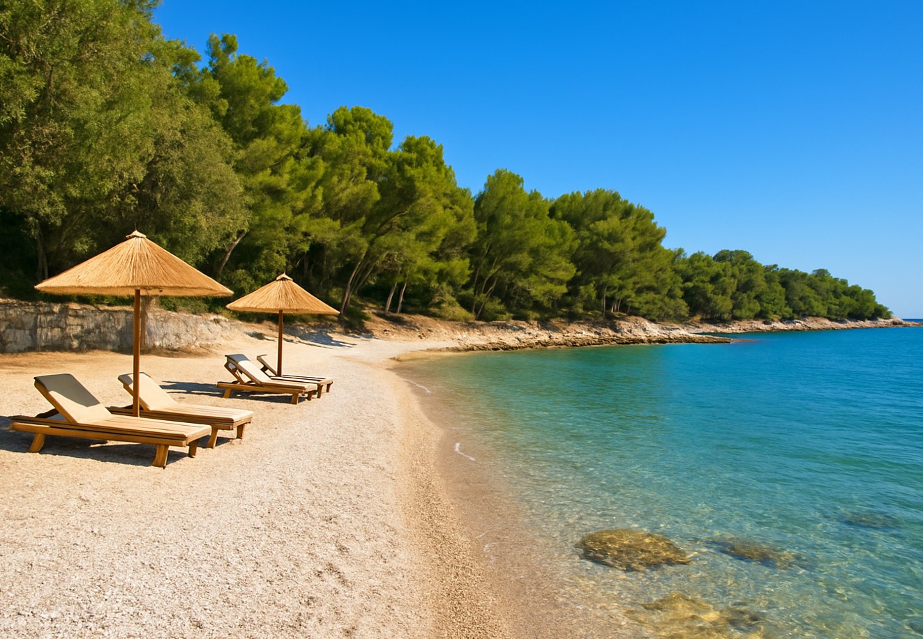 Plaje frumoase Rovinj